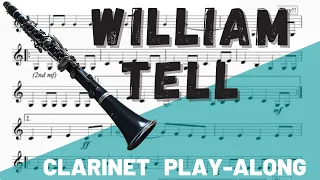 William Tell Clarinet in Bb Solo. Play-Along/Backing Track. Free Music!