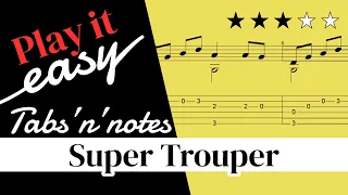 Super Trouper - ABBA guitar tab & notes