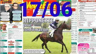 Pronostic quinté+ pmu jeudi Paris-Turf TV-100 % 17/06/2021