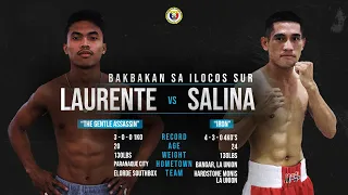 BAKBAKAN SA ILOCOS SUR 2022 | Laurente vs Salina FULL FIGHT: February 12, 2022