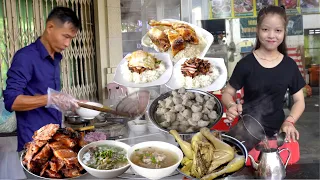 25 Years Breakfast Master! Popular Meals That Cambodian People Eats Everyday | Cambodian Street Food