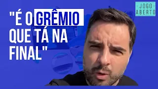 Chico Garcia recita poema para Renata Fan após eliminação do Inter contra o Grêmio