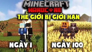 MÌNH CÙNG TinNT SINH TỒN 100 NGÀY TRONG MINECRAFT THẾ GIỚI BỊ GIỚI HẠN 1x1 BLOCK SIÊU KHÓ !!!