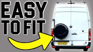 SIMPLE DIY Rear Mounted spare Wheel Carrier