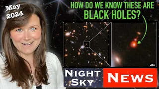 JWST discovers most distant supermassive black hole merger | Night Sky News May 2024