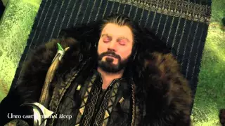 The hobbit -Gandalf's lament for Thorin