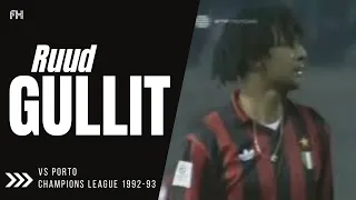 Ruud Gullit ● Skills ● Porto 0:1 AC Milan  ● Champions League 1992-93