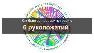 Как быстро проверить теорию 6 рукопожатий и найти знакомства