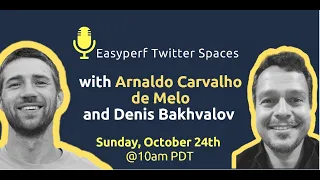 TwitterSpaces with Arnaldo Carvalho de Melo