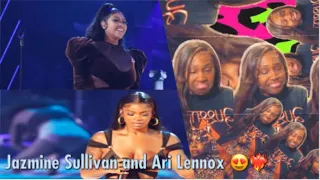 Jazmine Sullivan and Ari Lennox Bet Awards 2021 Performance Reaction ! 😍