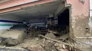 One dead, up to 12 missing after landslide on Italian island