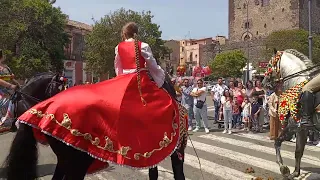 corpo Bandistico a.m.a da carretti siciliani Adrano festa di san Alfio Adrano 2023💐🎉