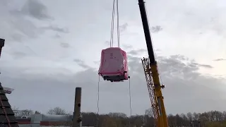 MRI Scanner going in