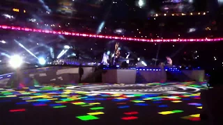 Super Bowl 46 Madonna Complete Halftime Show Field View