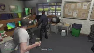 GTA 5 Trevor Blows Up LSPD Station