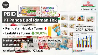 Bahas Emiten Industri Consumer Packaging! Analisa Fundamental Saham PBID | PT Panca Budi Idaman Tbk