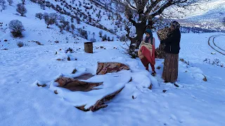 A nomadic woman who was destroyed by a snowman and a man named Ghobad