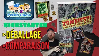 Zombies 20e Anniversaire Kickstarter: Déballage & comparaison | Les Petits Chefs