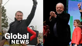 Brazil election: Race heads for presidential run-off with Lula leading Bolsonaro