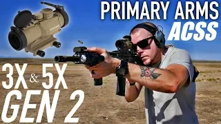 New Primary Arms 3X & 5X ACSS Gen 2 Prism Scopes - What Changed?