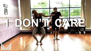 Ed Sheeran & Justin Bieber - “I DON’T CARE” Dance | Michael Territo ft Felicia Glogoza