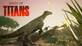 Iguanodon Herd: Battle Against The Allosaurs - Path of Titans (WWD)