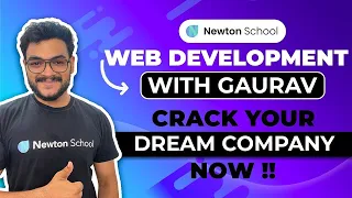 The ultimate Guide to Web Development Career | Web Development with Gaurav | Newton School