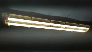 Переделка светильника дневного света под светодиодные лампы