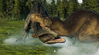 Dominion Biosyn Tyrannosaurus Rex Feathered, T.Rex vs Giganotosaurus Variant 2022 Hunt Dreadnoughtus