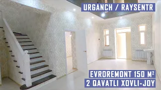 SOTILDI !!! Evroremont 2 qavatli 150 m² xovli joy sotiladi / Urganch / Raysentr