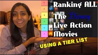 Ranking ALL Of The Disney Live Action Movies (ft.Tier List)