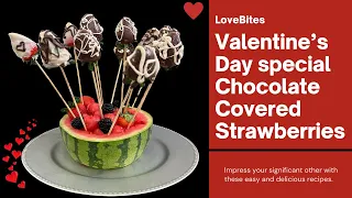 Valentine’s Day Special Chocolate Covered Strawberries| Kay's Prescription for Painless Cooking