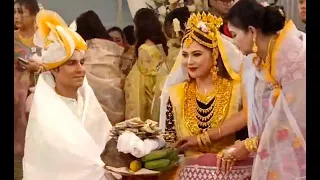 First visuals from Randeep Hooda and Lin Laishram's Manipuri wedding out now