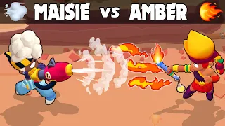 MAISIE vs AMBER | 💨vs🔥 | Chromatic vs Legendary | Brawl Stars
