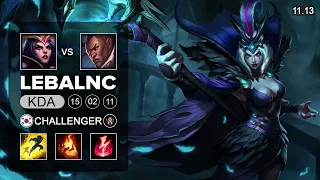 LeBlanc Mid vs Lucian - KR Challenger Patch 11.13