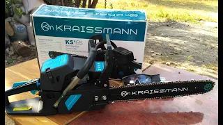 Обзор и реальный тест бензопилы Kraissmann KS 65 СС