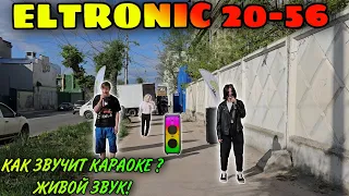 Как звучит караоке на ELTRONIC 20-56 FIRE BOX 1500?! Молодые артисты спели. Портативная колонка .