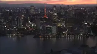 10 hours Night Flight over Tokyo