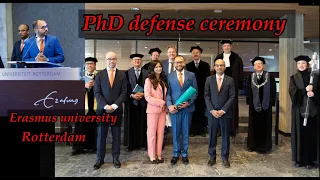 PhD defense ceremony | The Perfect Defense| Erasmus University|91Spices|Indian restaurant|Hindi vlog