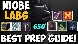 Destiny 2 | How To Prepare For Niobe Labs! Best Prep Guide!