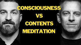 Consciousness vs  Contents, Meditation Dr. Sam Harris and Andrew Huberman