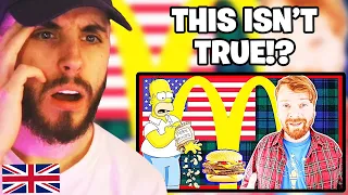 Brit Reacts to Scottish Guy Debunks AMERICAN Stereotypes