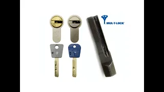 Amazing Power key Mul-T-Lock 7+7/Integrator - works perfectly - How easy can be forced Israeli locks