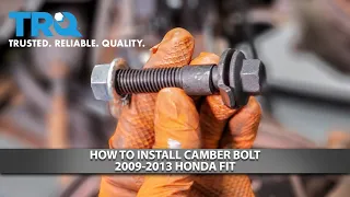 How to Replace Alignment Camber Bolt 2009-2014 Honda Fit