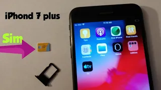 Apple iPhone 7 plus  How to insert and remove SIM card