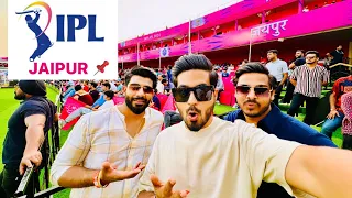 IPL experience in Jaipur 😍🏏 SMS Stadium Review ‼️🚨 Latest Jaipur Match 🥵