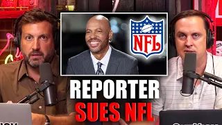 NFL Reporter Sues League For Racial Discrimination | OutKick Hot Mic