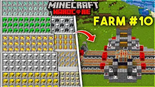 I Built ALL Of the INSANE Automatic Farm in Minecraft Hardcore (Hindi)