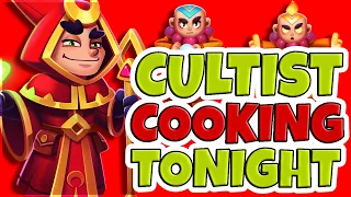 Cultist Is Cooking On Gas And Monk Is For Dinner in Rush Royale