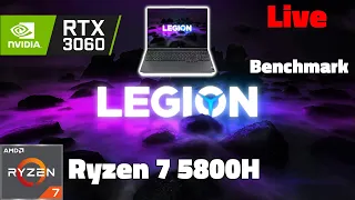 Lenovo Legion 5 // RTX 3060 + Ryzen 5800H // Live Benchmark// Warzone // GTA 5